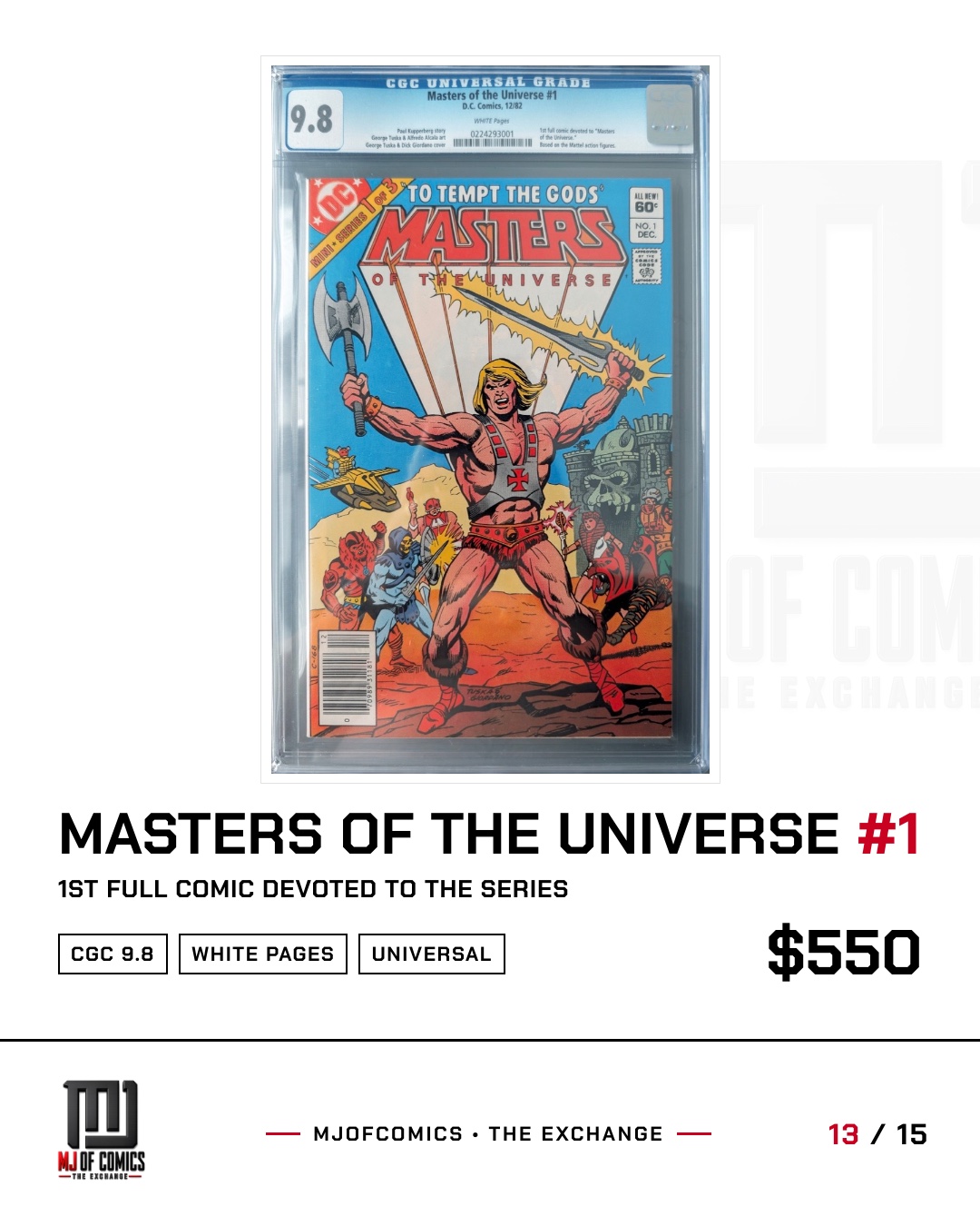 Masters of the Universe #1, CGC 9.8