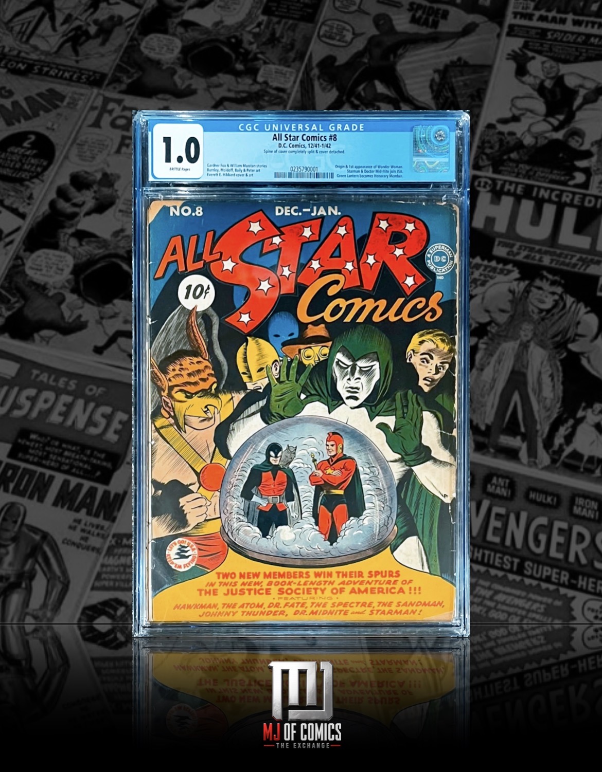 All Star Comics #8, CGC 1.0