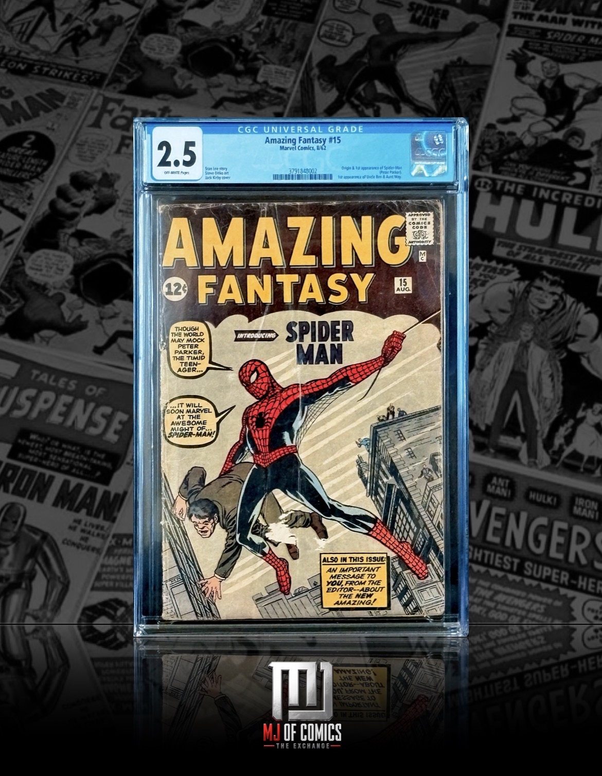 Amazing Fantasy #15, CGC 2.5