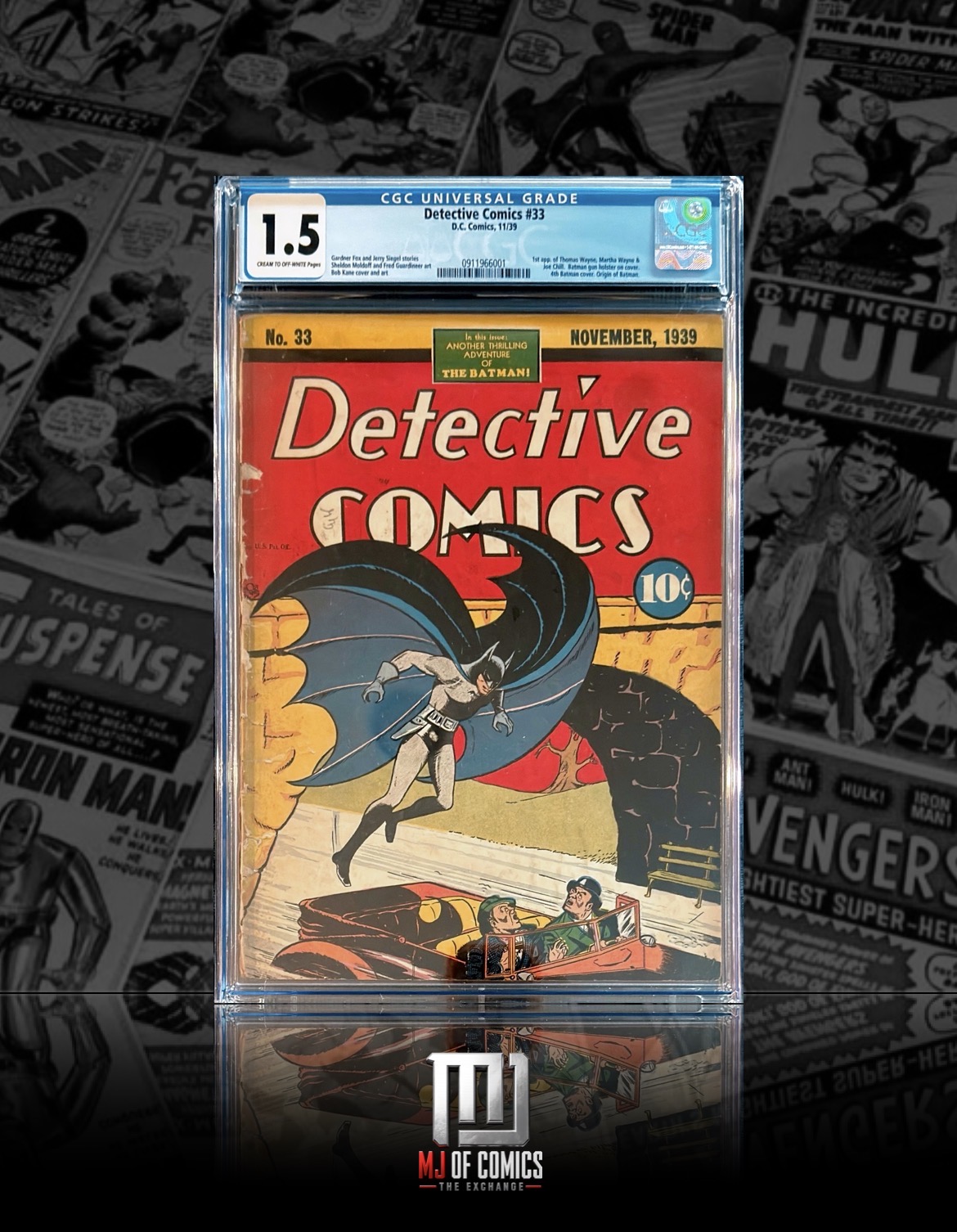 Detective Comics #33, CGC 1.5